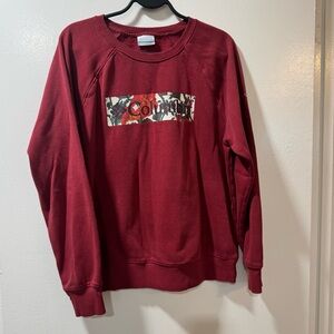Women’s Columbia Burgundy Crewneck Sweatshirt Size L